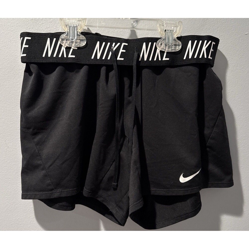 Nike Dri-Fit Running Short Black Athletic Women’s Size Small Stretch